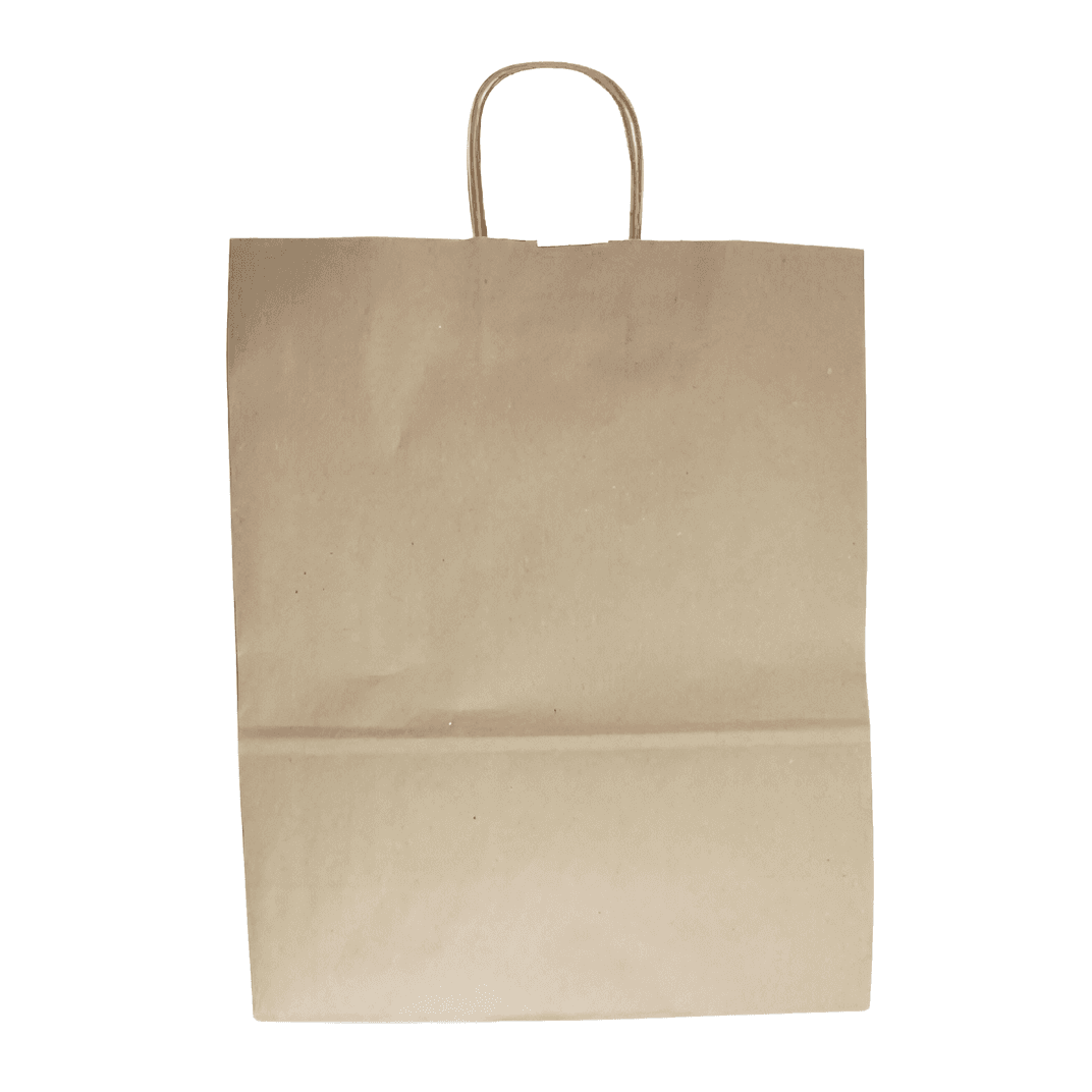 Victoria Bay Shopper Bag 13X6X15.75 IN Paper Kraft Gusset 250/Case