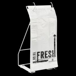 Bakery Bag 7X4X14+4 IN Heavy Duty Go Fresh Header 1000/Case