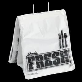 Deli Bag 9.5X10 IN High-Density Polyethylene (HDPE) Clear Made Fresh With Flip Top Closure 2000/Case