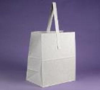 Sophomore Bag 8.125X4.25X6.75 IN White With Handle 500/Case