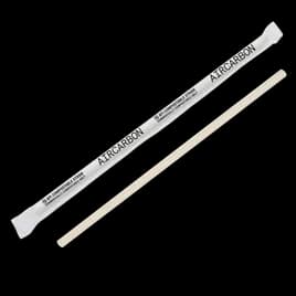 Giant Straw 8.25 IN Air Carbon Natural Wrapped 2400/Case