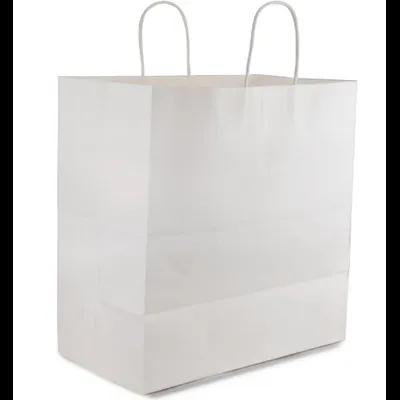Victoria Bay Shopper Bag 14X8X14 IN Paper White Gusset 200/Case