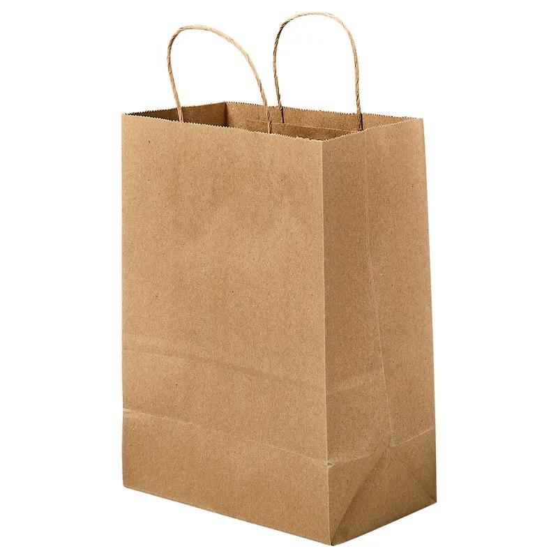 Victoria Bay Shopper Bag 8X4.5X10.25 IN Paper #81 Kraft With Handle Gusset 250/Case