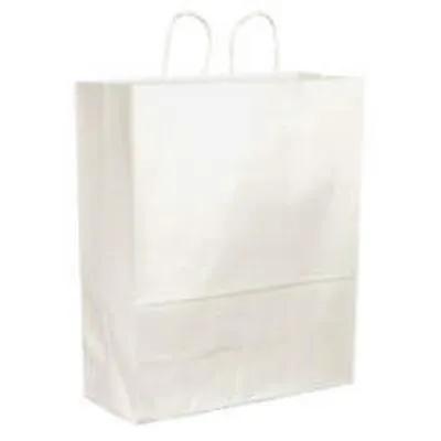 Victoria Bay Shopper Bag 18X7X18 IN Paper White Gusset 200/Case