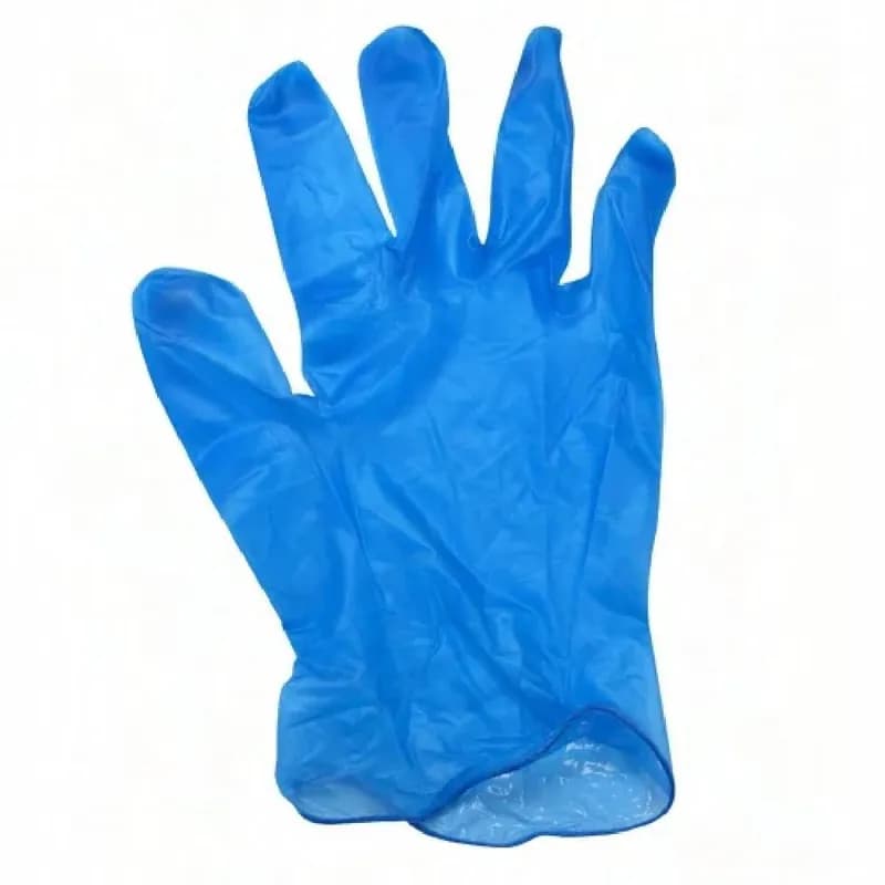 Safety Zone® Gloves XL Blue Vinyl Powdered 100 Count/Box 10 Box/Case