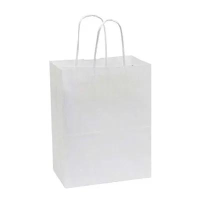 Victoria Bay Shopper Bag 13X7X17 IN Paper White With Handle 250/Case