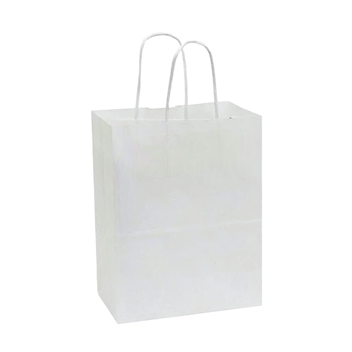Victoria Bay Shopper Bag 13X7X17 IN Paper White With Handle 250/Case