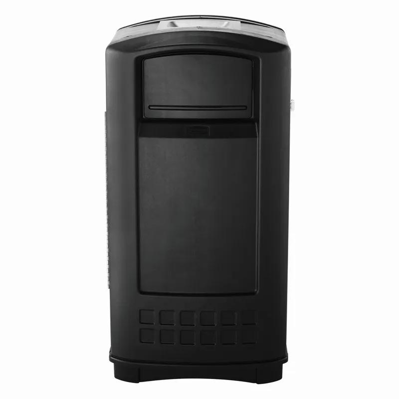 Jr. Trash Can 21.40X20.30X41.10 IN 35 GAL Black Resin 1/Each