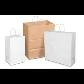 Victoria Bay Shopper Bag 8X4.75X10.25 IN Paper White Gusset 250/Case