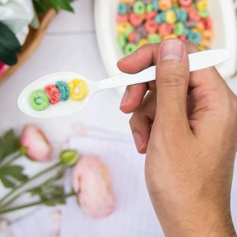 Solo® Impress™ Teaspoon 6 IN PS White Heavyweight Boxed 100 Count/Box 10 Box/Case 1000 Count/Case