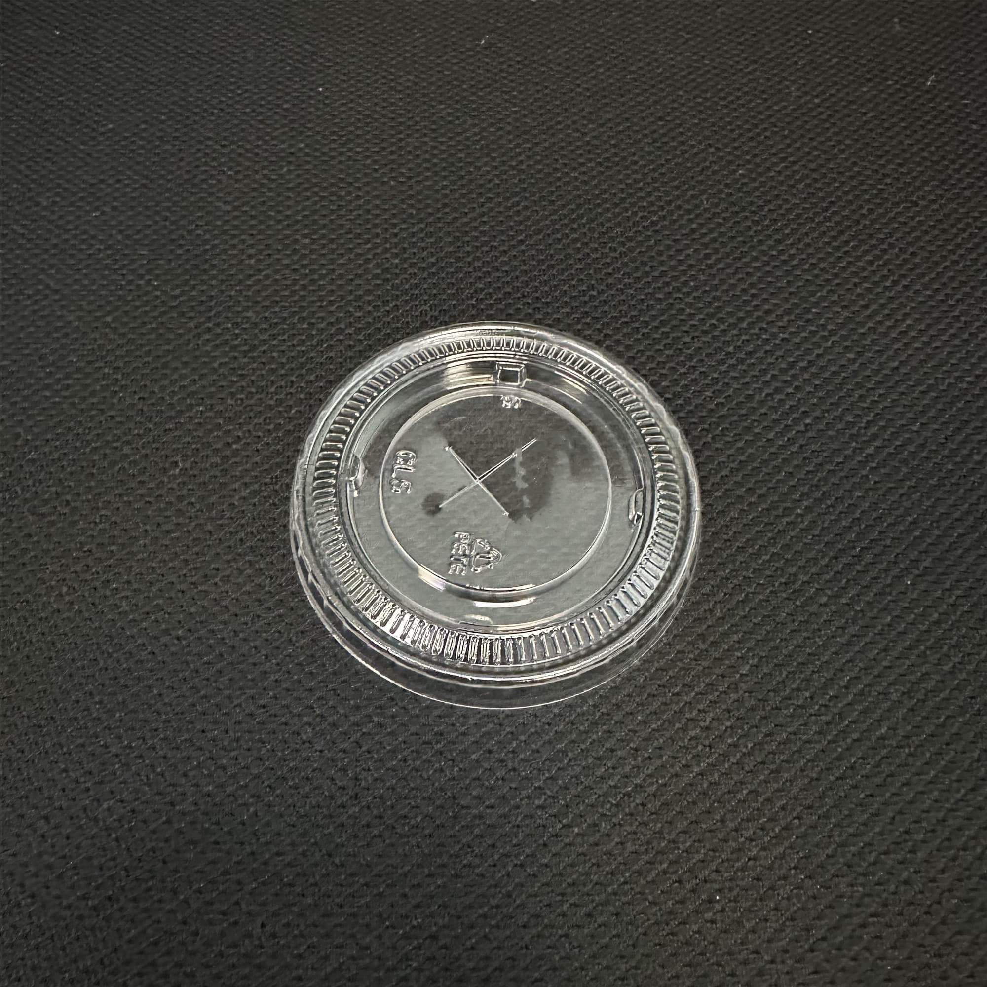 Victoria Bay 70 Series Lid Flat PET Clear For 5 OZ Cold Cup Straw Slot 100 Count/Pack 10 Packs/Case 1000 Count/Case