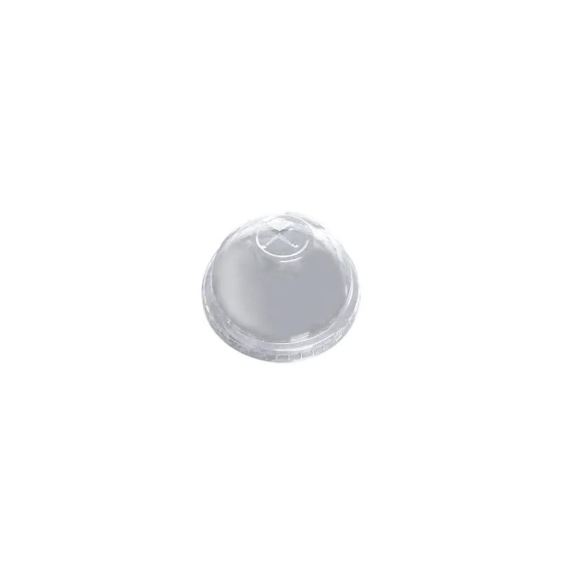 Victoria Bay 70 Series Lid Dome PET Clear For 5 OZ Cold Cup Straw Slot 100 Count/Pack 10 Packs/Case 1000 Count/Case