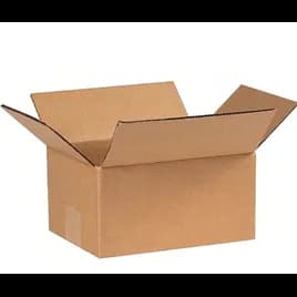 Box 8X6X4 IN Kraft Corrugated Cardboard 32ECT 25 Count/Bundle