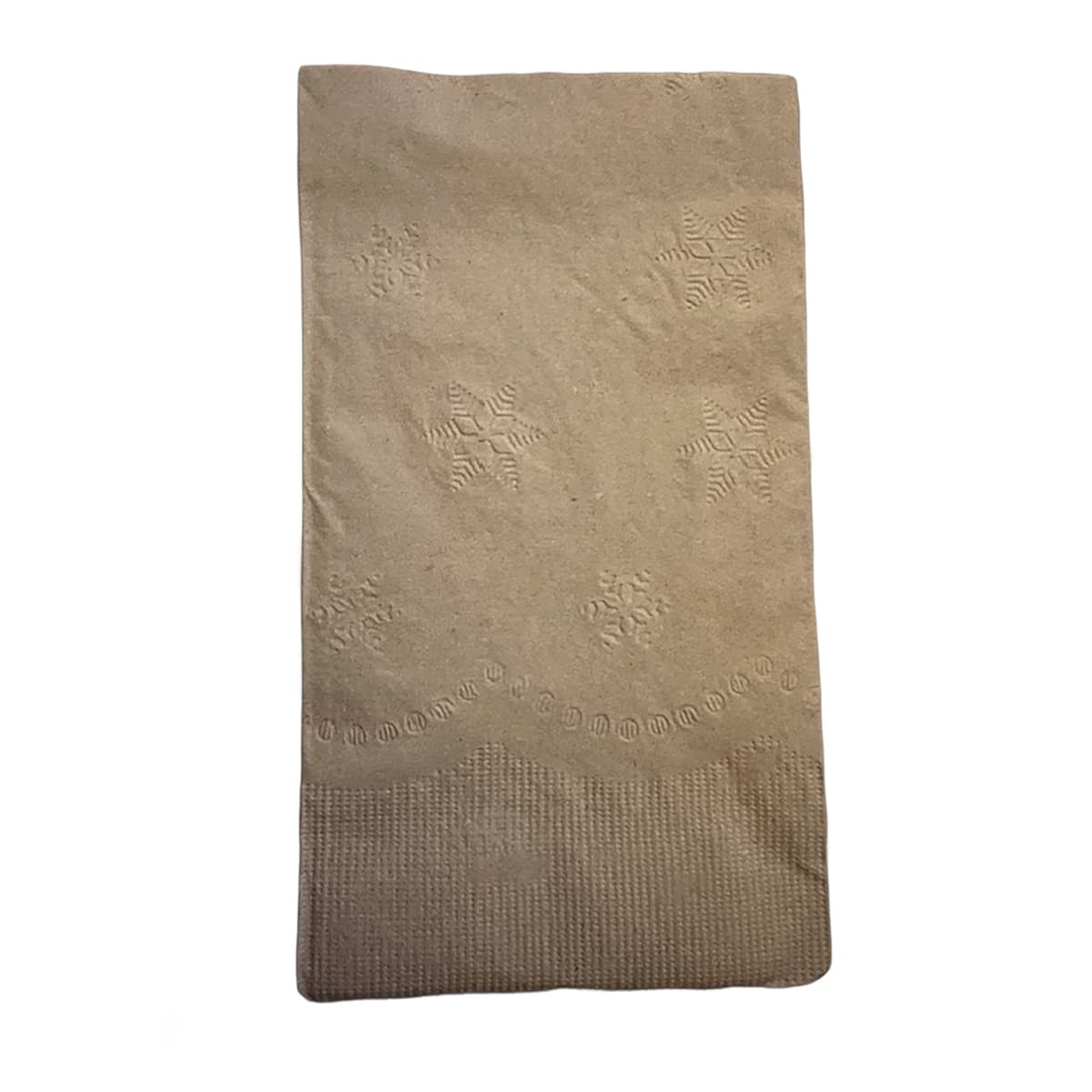 Victoria Bay Dinner Napkins 15X17 IN 4.25X7.25 IN Kraft Virgin Kraft Paper 2PLY 1/8 Fold 150 Count/Pack 20 Packs/Case