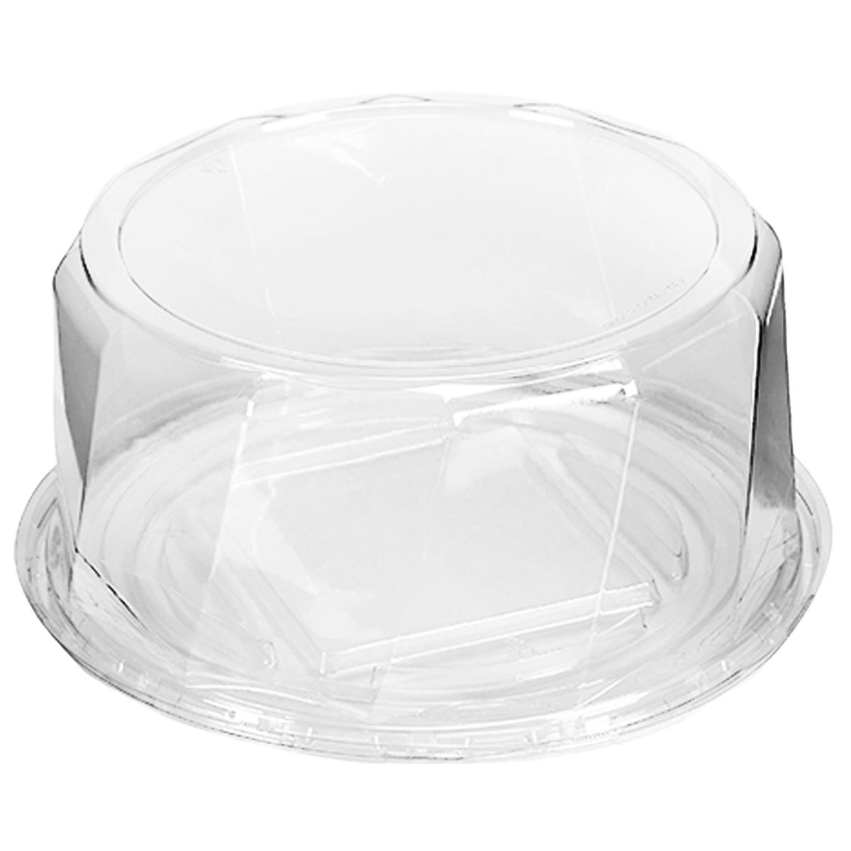 Cake Container & Lid Combo With Dome Lid 9X5.25 IN Clear Round 100/Case