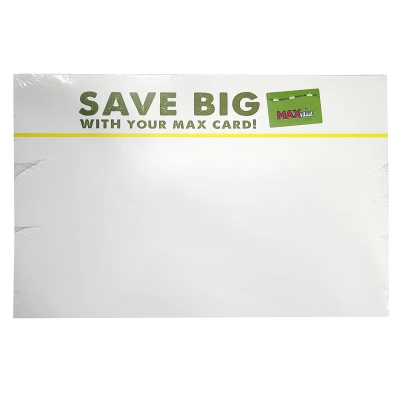 Save Big Max Sign 7X11 IN Green 1/Pack