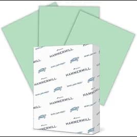Copy Paper 11X8.5 IN Green 20LB 5000/Case