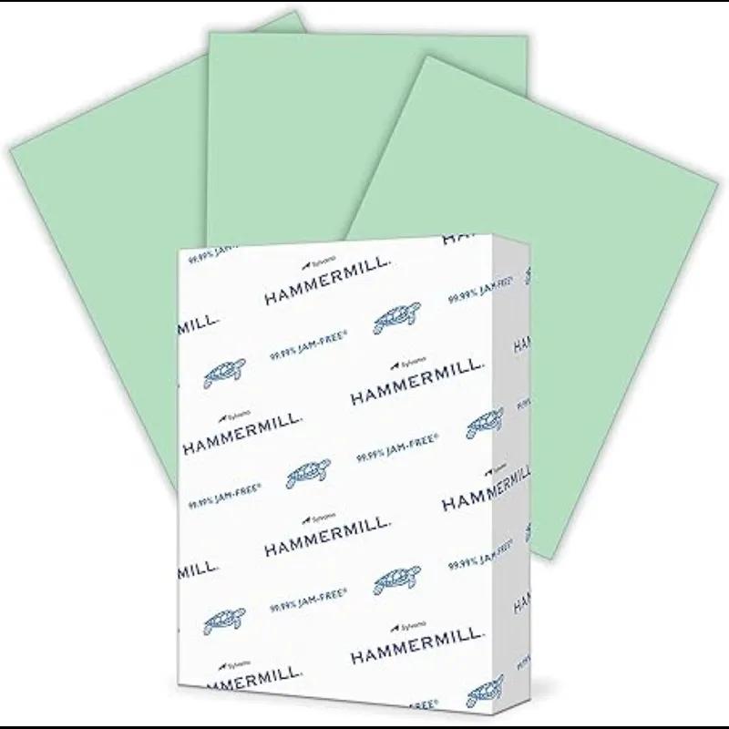 Copy Paper 11X8.5 IN Green 20LB 5000/Case