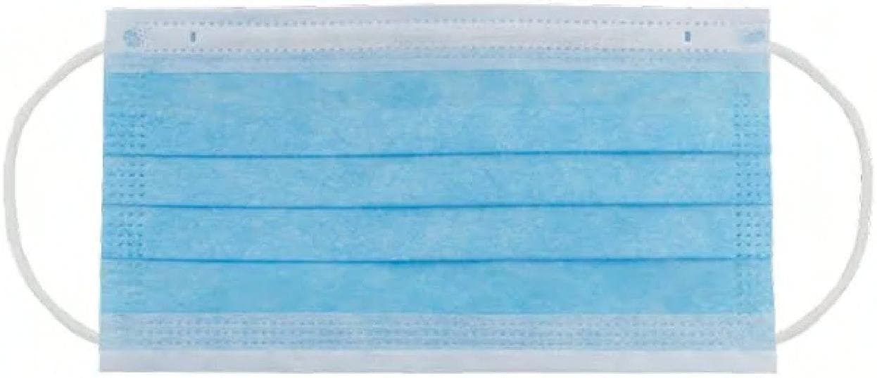 Face Shield PP Pleated Ear Loop 500/Case