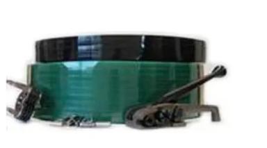 Strapping 0.625IN X4000FT Green PET 1400# HG 16X6 Core 1/Each