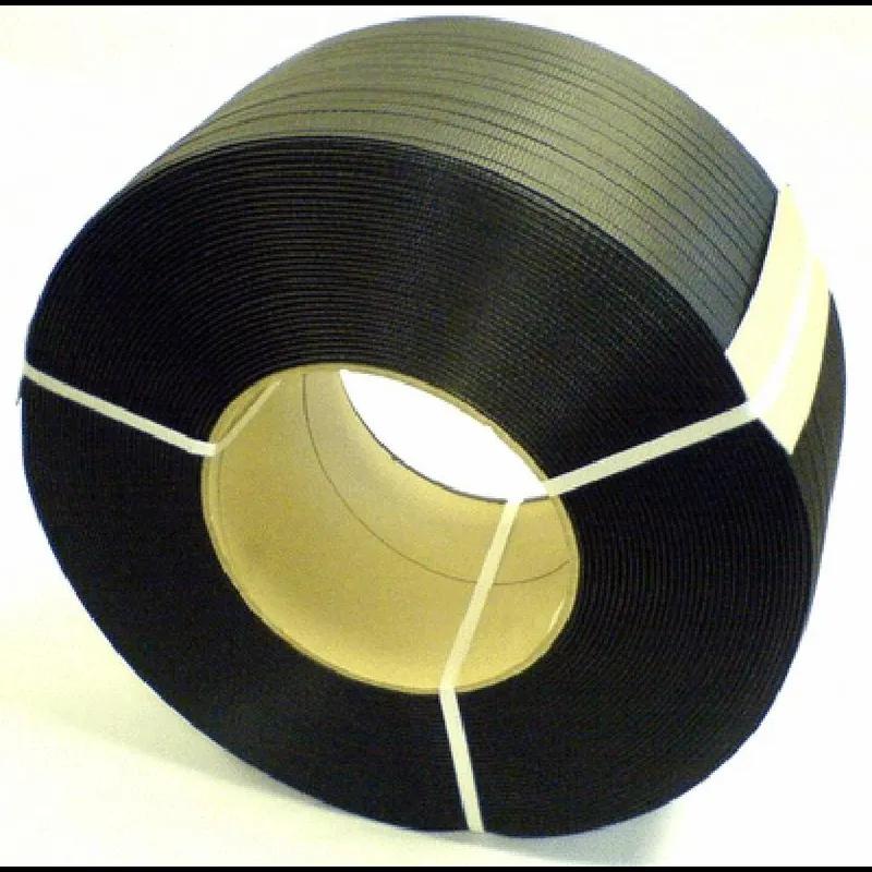Strapping 0.5IN X9900FT Black 350# MG 8X8 Core 1/Each