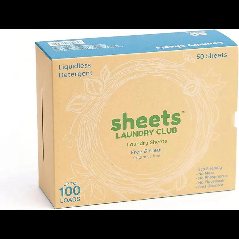 Laundry Club Laundry Detergent Sheet 50/Case