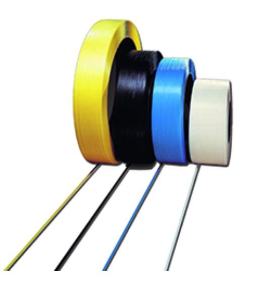 Flexband® Strapping 0.5IN X9900FT PP 0.023GA With 9X8 IN Core Diameter Machine Grade 24 Count/Skid