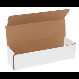 Mailer 12X3.5X3 IN White Corrugated Cardboard 50 Count/Bundle