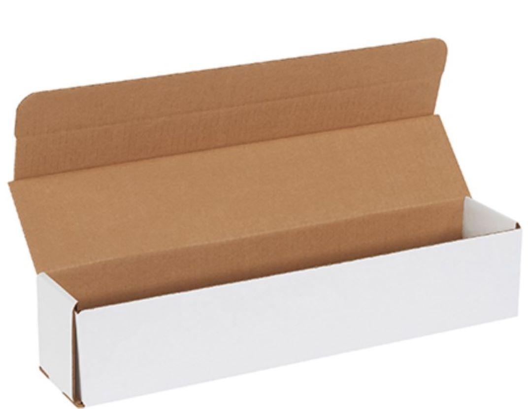 Mailer 17.5X3.5X3.5 IN White Corrugated Cardboard 50 Count/Bundle