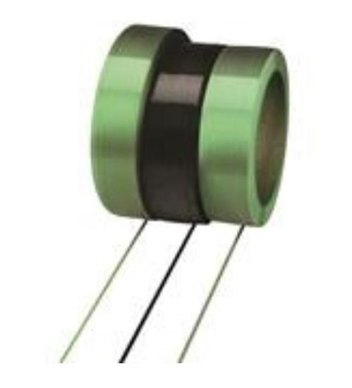 Strapping 0.63IN X4600FT Green PET 1100# With 0.03 IN Core Diameter Smooth 16X6 Core 1/Each