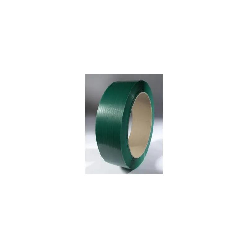 Strapping 0.625IN X4000FT Green Polyester 1600# With 0.04 IN Core Diameter Smooth 16X6 Core 1/Each