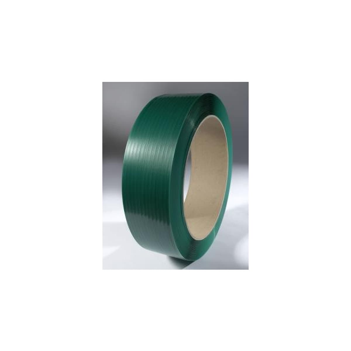Strapping 0.625IN X4000FT Green Polyester With 0.35 IN Core Diameter Embossed 16X6 Core 1/Each