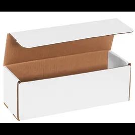 Mailer 12X4X4 IN White Corrugated Cardboard 50 Count/Bundle