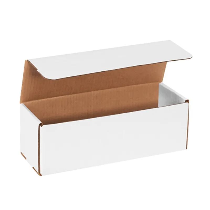 Mailer 12X4X4 IN White Corrugated Cardboard 50 Count/Bundle