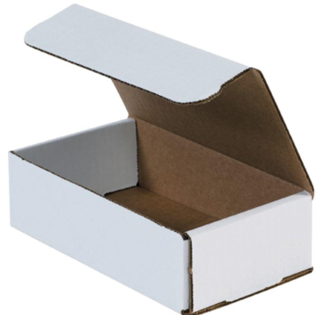 Mailer 7X4X2 IN White Corrugated Cardboard 50 Count/Bundle