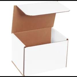 Mailer 7X5X5 IN White Corrugated Cardboard 50 Count/Bundle