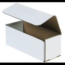 Mailer 8X3X3 IN White Corrugated Cardboard 50 Count/Bundle