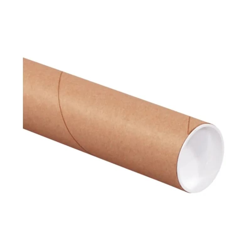 Mailing Tube 2.5X26 IN Kraft End Cap 34/Case
