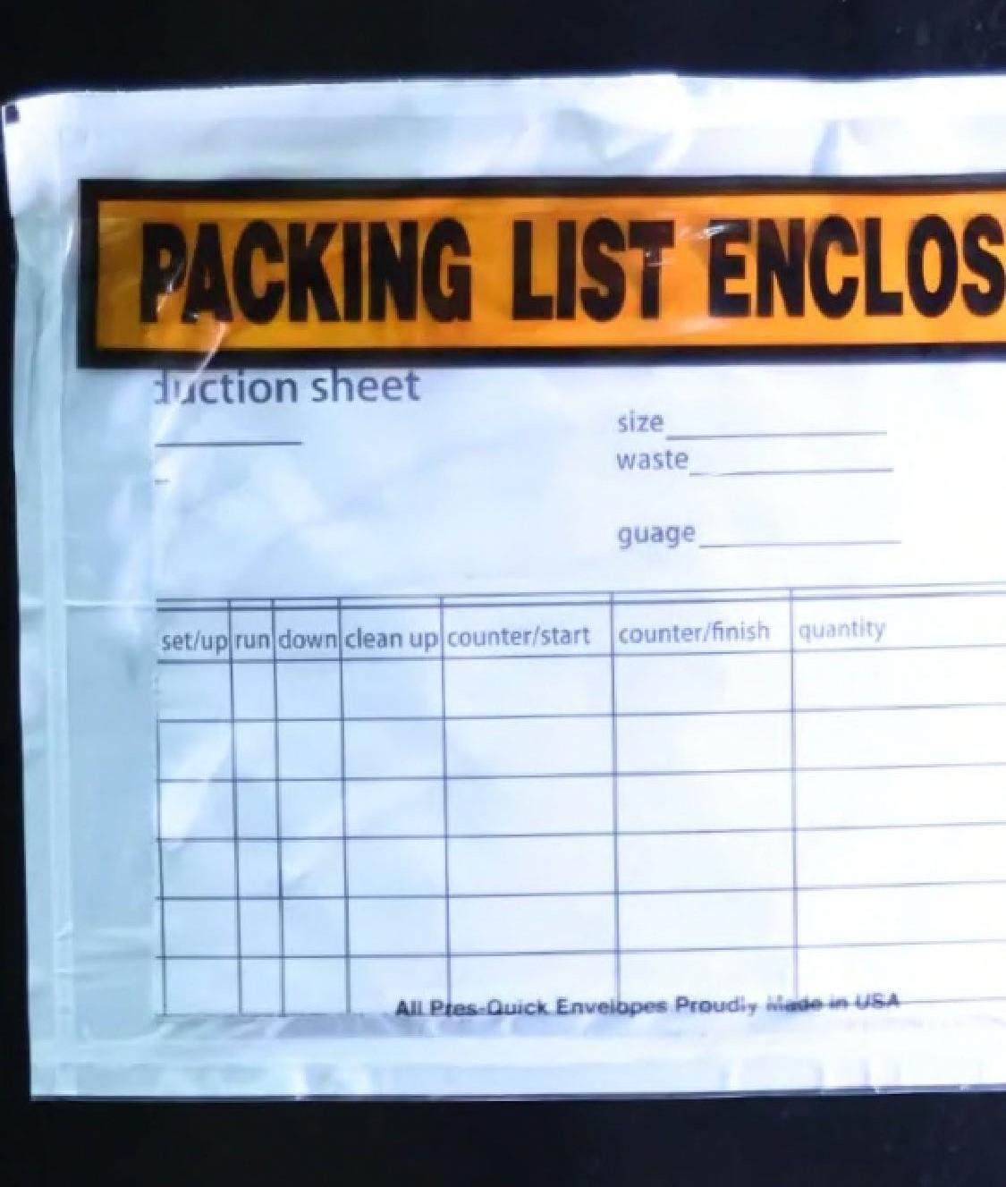 Envelope 10X6 IN Pressure Sensitive OD 0.5 1000/Case