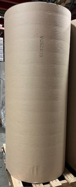 Corrugated Roll 60IN X250FT A-Flute Single Face 1/Roll