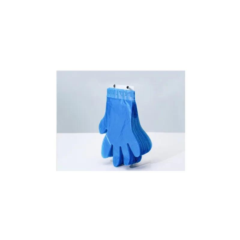 Reddi-2-Go® Gloves Blue 0.55MIL Poly Wicket 8000/Case
