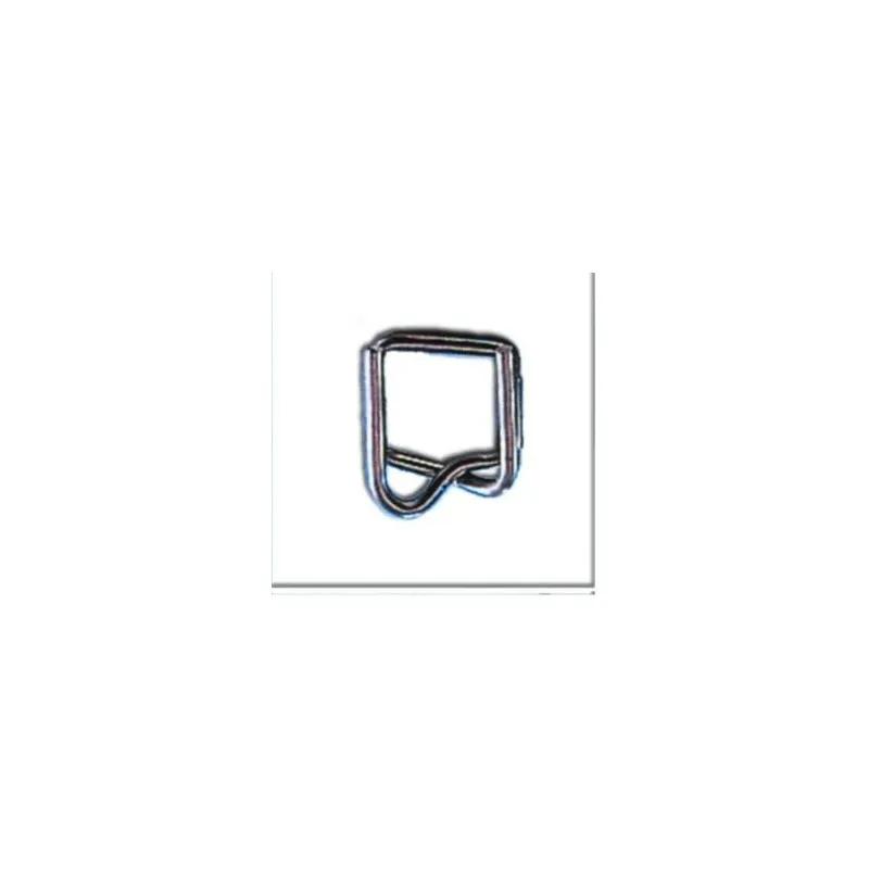 Strapping Buckle 0.5 IN Steel For Poly & Cord Strapping 1000/Case