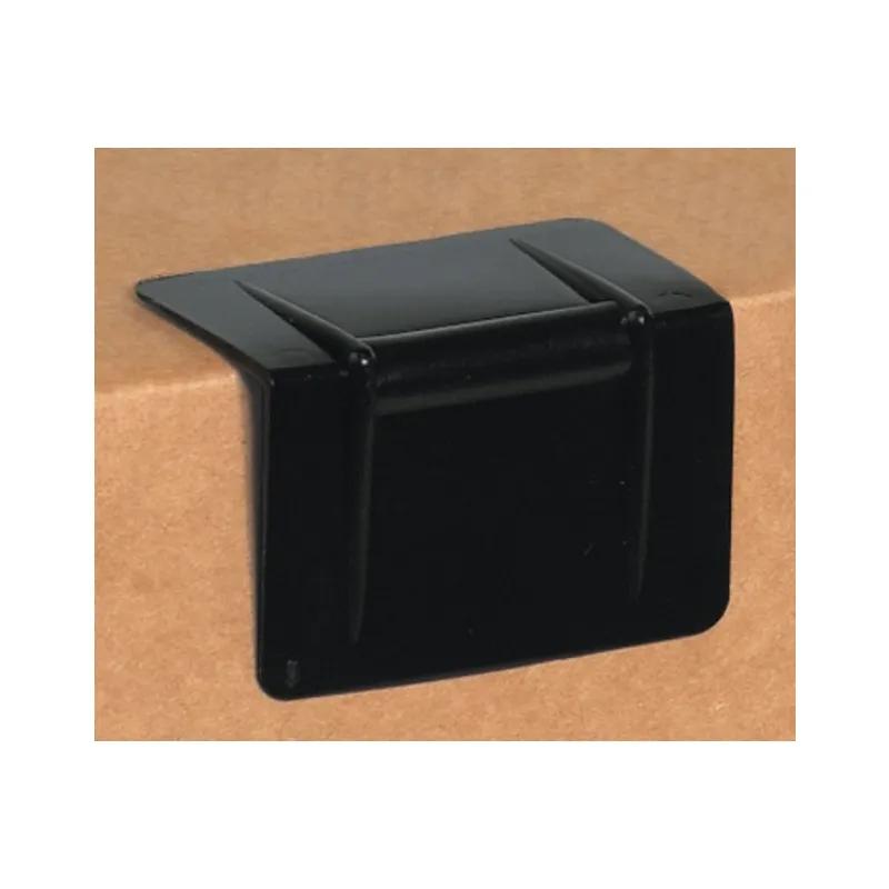 Strapping Guard 2.5X1.75 IN Black Plastic 1000/Case