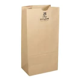 Bag #20 Paper Kraft Squat 400/Bundle