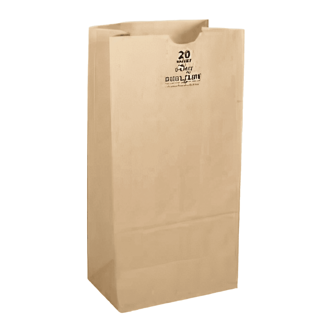 Bag #20 Paper Kraft Squat 400/Bundle