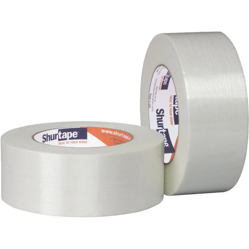 Filament Tape 24MM X55M Clear BOPP 300LB 6.3MIL 36 Rolls/Case 36 Count/Skid