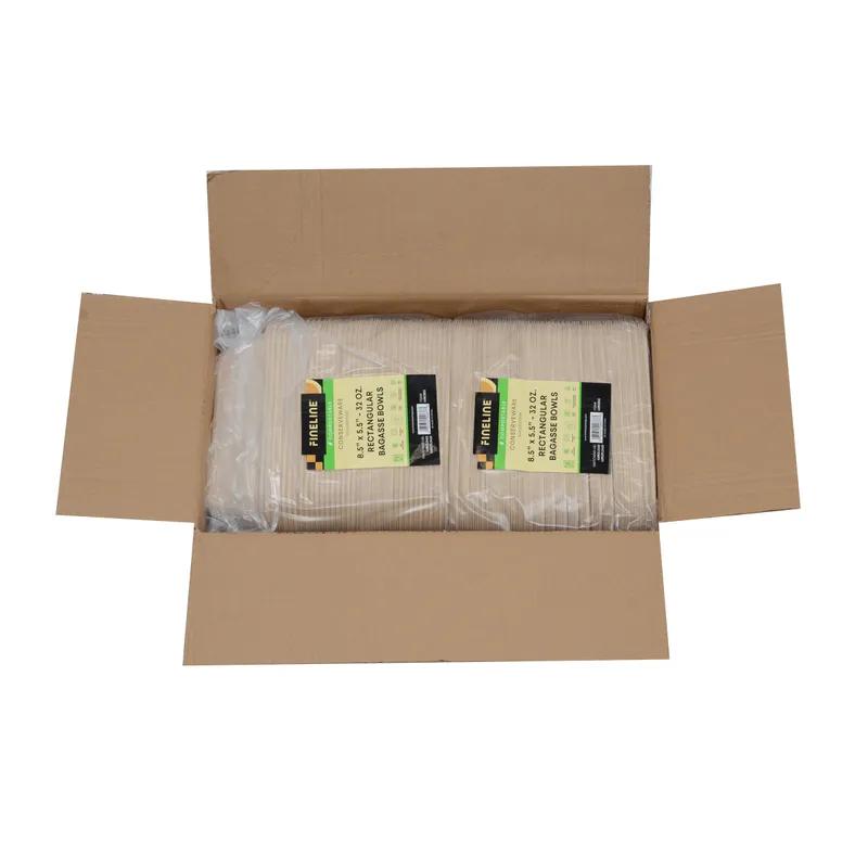 Bowl 32 OZ Pulp Fiber Rectangle 300/Case
