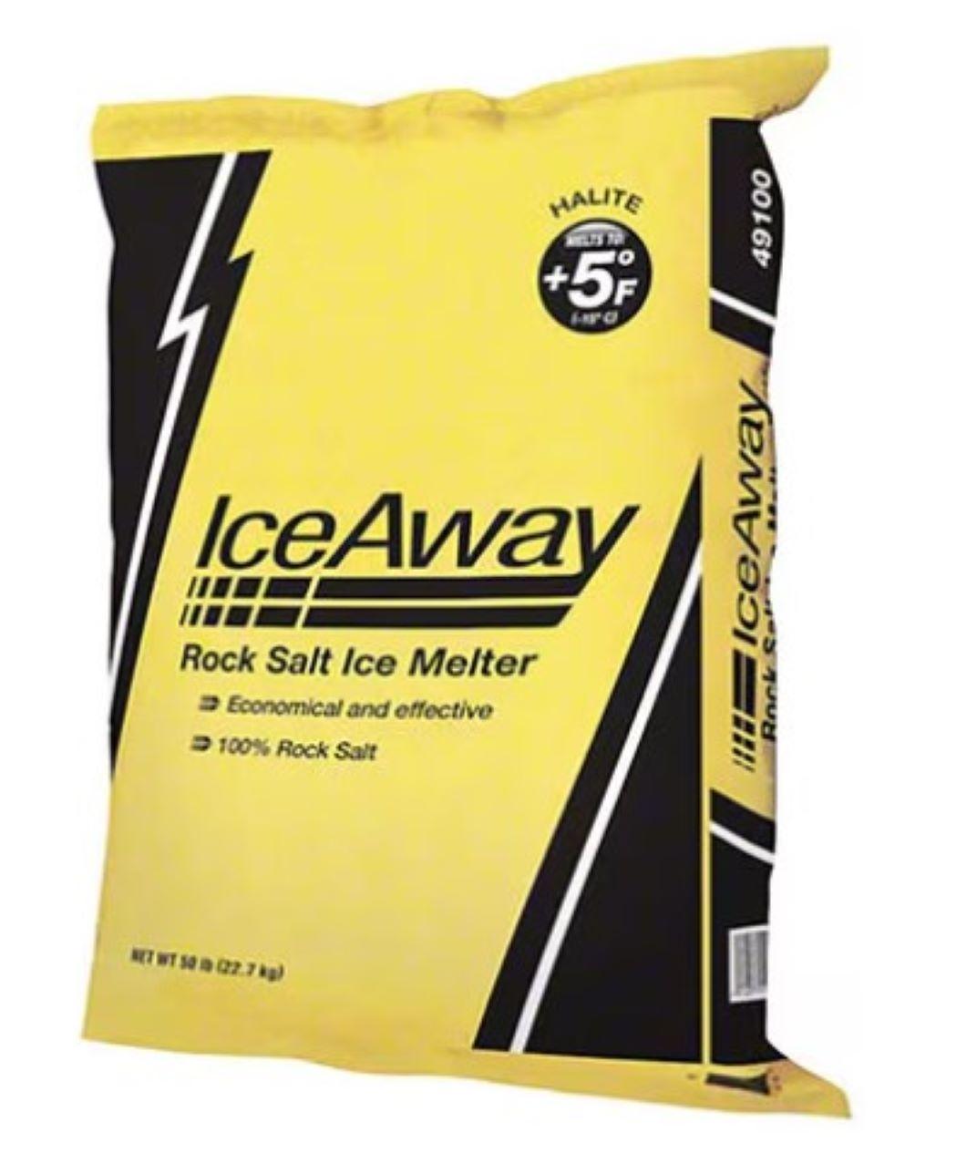 Ice Melt 50 LB Rock Salt 1/Bag