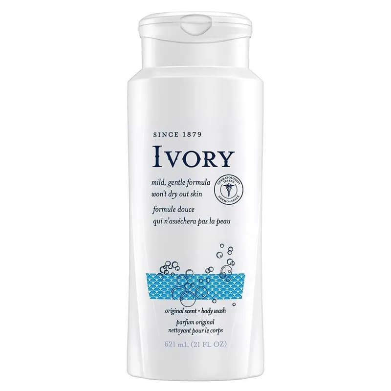 Ivory Body Wash 21 OZ Original Scent 4/Case
