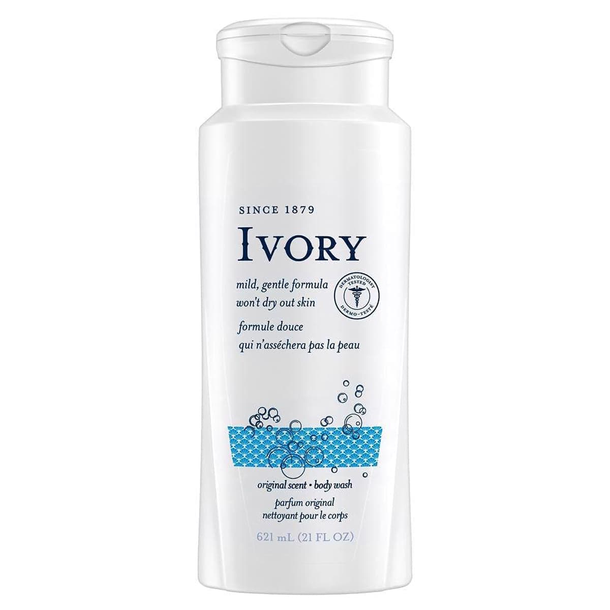 Ivory Body Wash 21 OZ Original Scent 4/Case